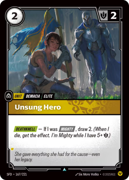 Unsung Hero - Spiritforged
