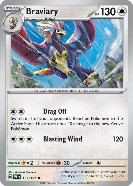Braviary 153/191 Uncommon