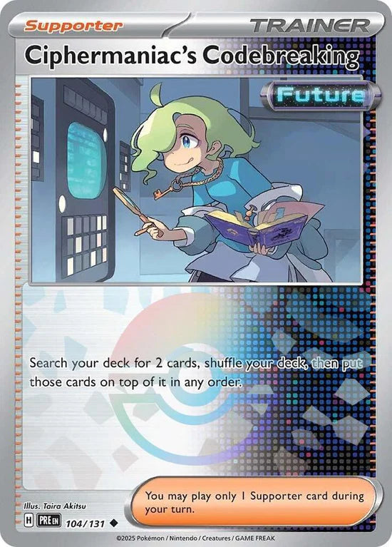 Ciphermaniac's Codebreaking 104/131 Uncommon Holo Poke Ball