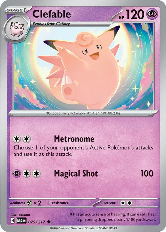 Clefable 075/217 Uncommon