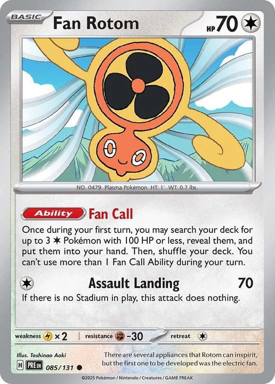 Fan Rotom 085/131 Common
