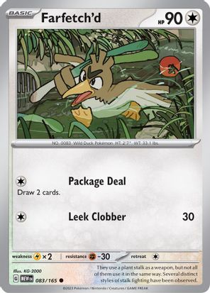 Farfetch'd 083/165 Common