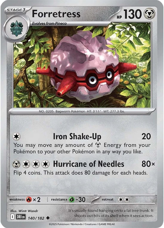 Forretress 140/182 Uncommon
