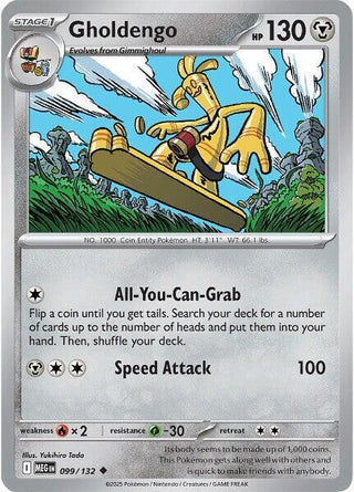 Gholdengo 099/132 Uncommon Reverse Holo