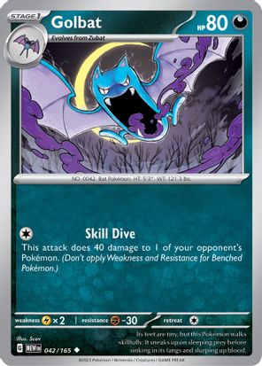 Golbat 042/165 Uncommon