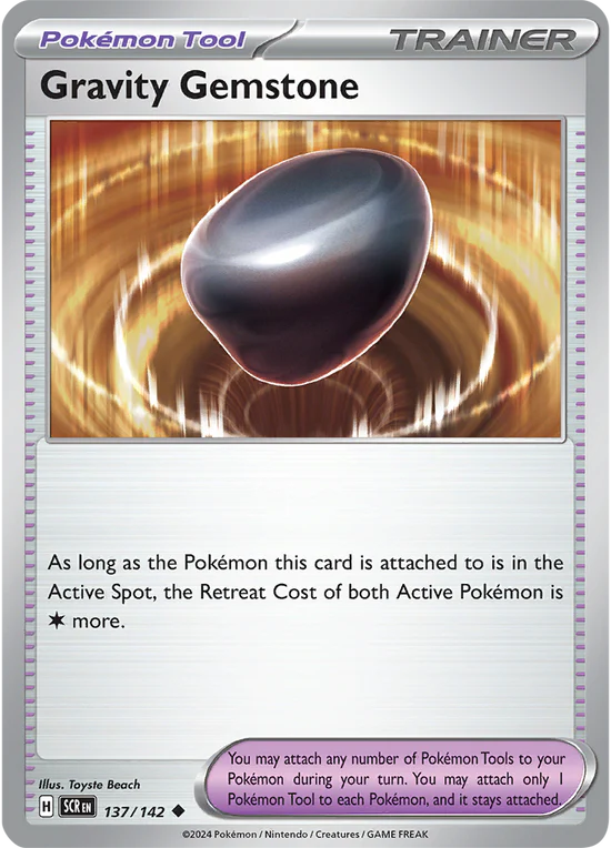 Gravity Gemstone 137/142 Uncommon Reverse Holo