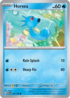 Horsea 116/165 Common