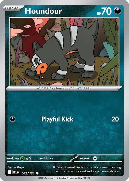 Houndour 062/131 Common Reverse Holo