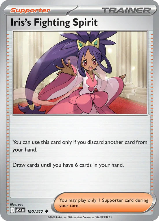 Iri's Fighting Spirit 190/217 Uncommon