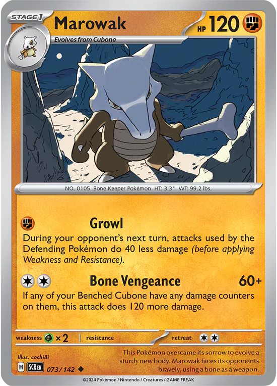 Marowak 073/142 Uncommon Reverse Holo