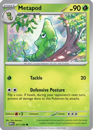 Metapod 011/165 Uncommon