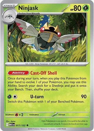 Ninjask 017/132 Uncommon