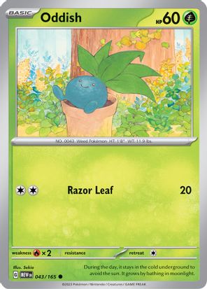 Oddish 043/165 Common