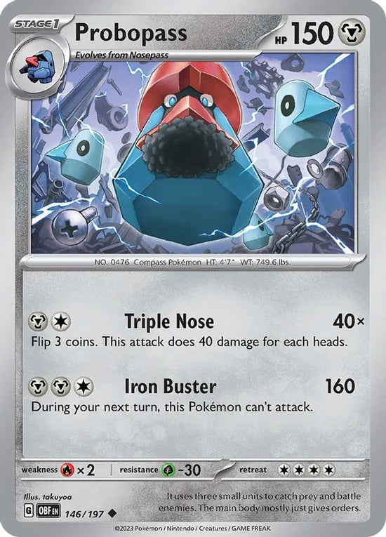 Probopass 146/197 Uncommon Reverse Holo