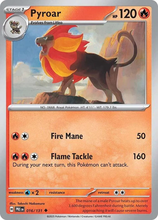 Pyroar 016/131 Uncommon