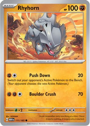 Rhyhorn 11/165 Common