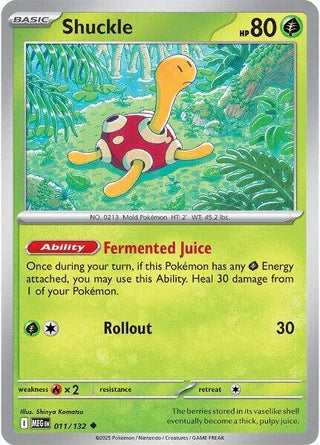 Shuckle 011/132 Uncommon