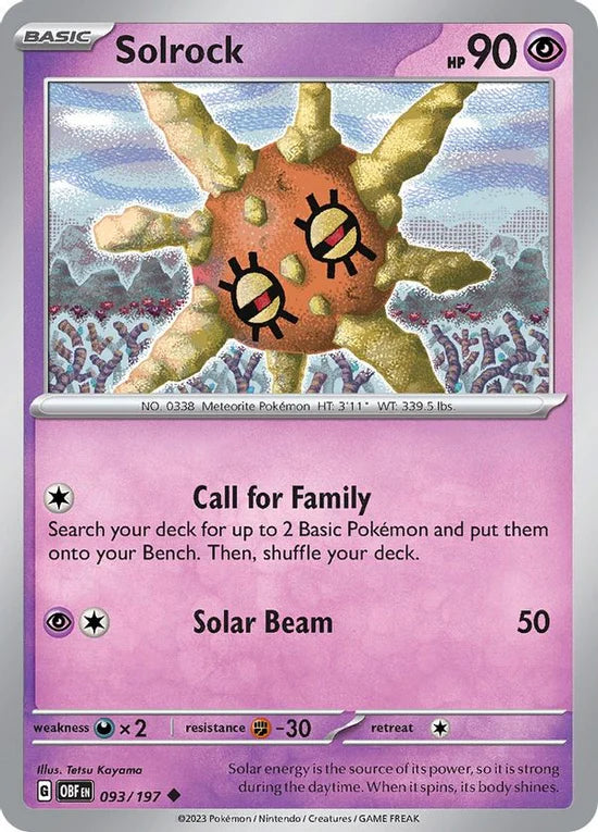Solrock 093/197 Uncommon