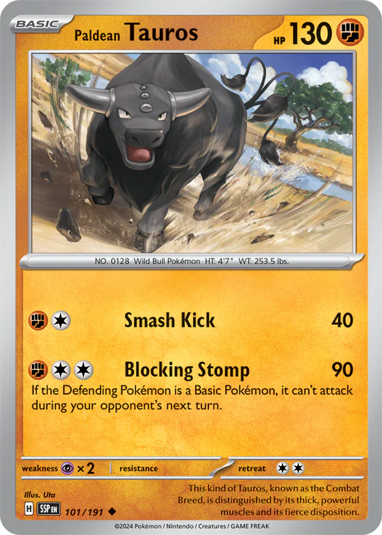 Tauros 101/191 Uncommon