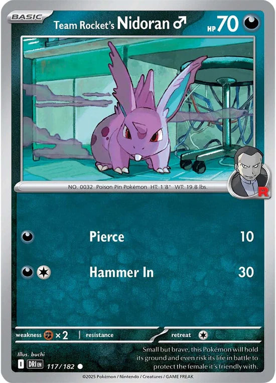 Team Rocket's Nidoran 117/182 Common