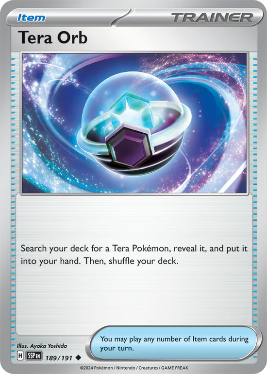Tera Orb Uncommon Reverse Holo
