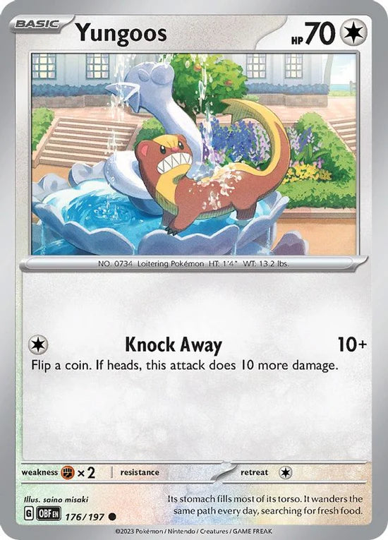 Yungoos 176/197 Common Reverse Holo