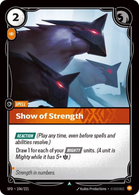 Show of Strength - Spiritforged
