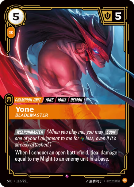 Yone - Blademaster - Spiritforged