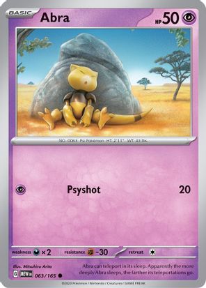 Abra 063/165 Common