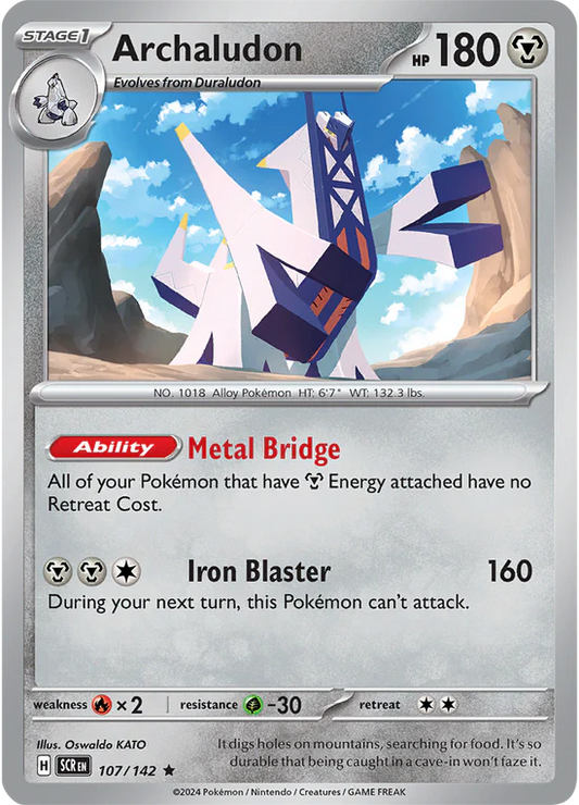 Archaludon 107/142 Rare Holo