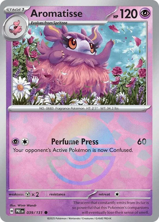 Aromatisse 039/131 Common Holo Poke Ball