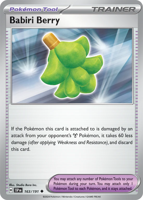 Babiri Berry 163/191 Uncommon