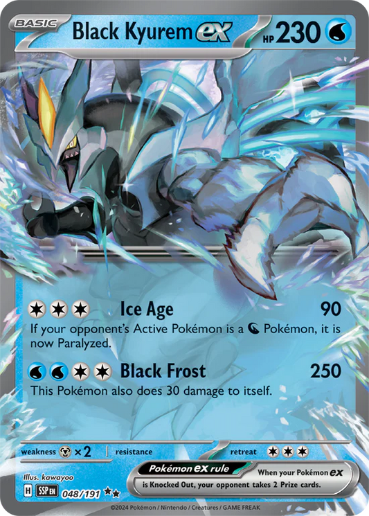 Black Kyurem Ex 048/191 Double Rare