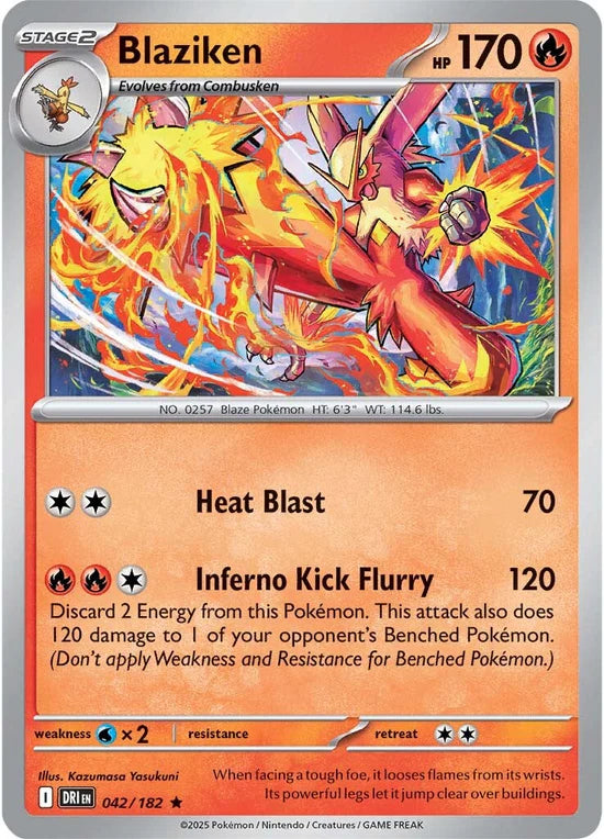 Blaziken 042/182 Rare Reverse Holo
