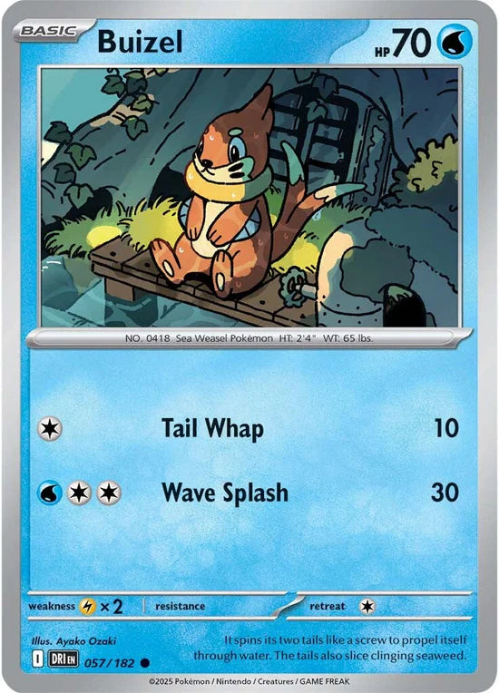 Buizel 057/182 Common