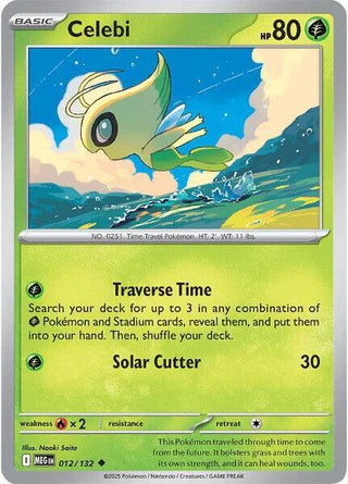 Celebi 012/132 Uncommon Reverse Holo