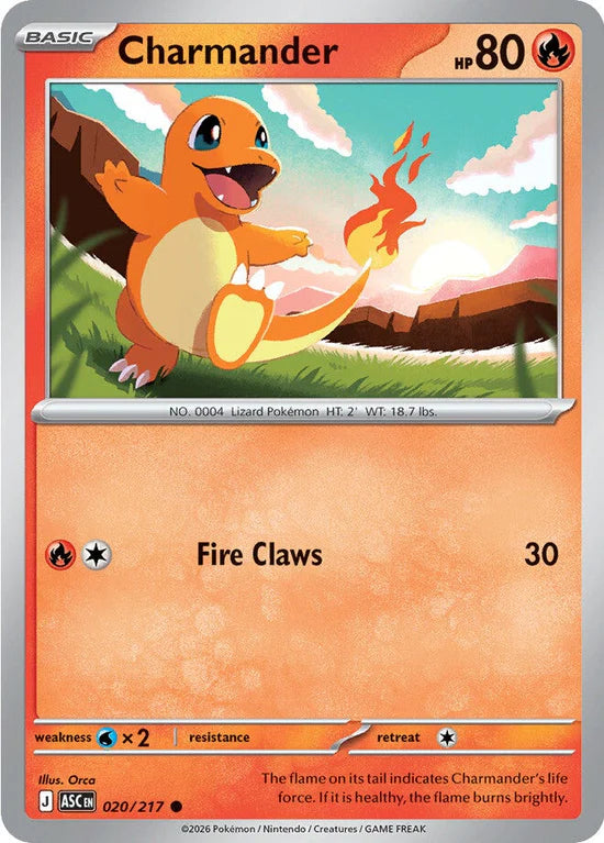 Charmander 020/217 Common
