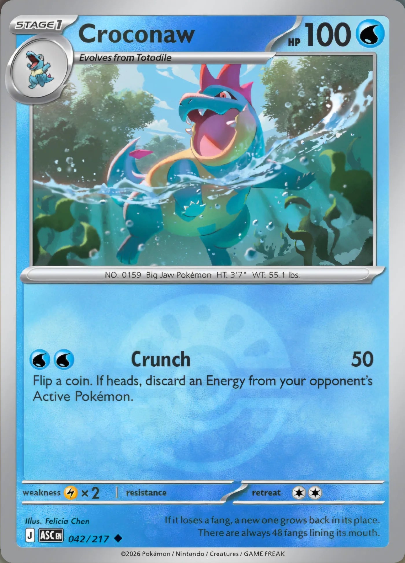 Croconaw 042/217 Uncommon Friend Ball