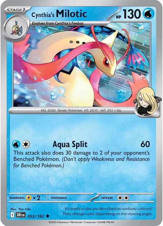 Cynthia's Milotic 053/182 Uncommon