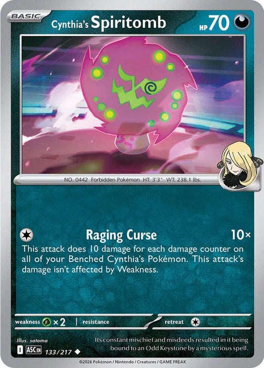 Cynthia's Spiritomb 133/217 Uncommon