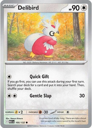 Delibird 105/132 Common Reverse Holo