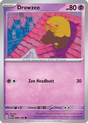 Drowzee 096/165 Common