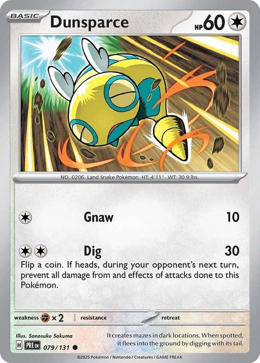 Dunsparce 079/131 Common Reverse Holo