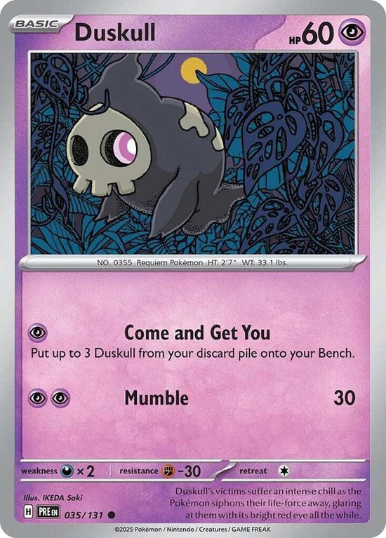 Duskull 035/131 Common Reverse Holo