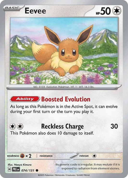 Eevee 074/131 Common Reverse Holo