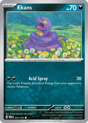 Ekans 023/165 Common