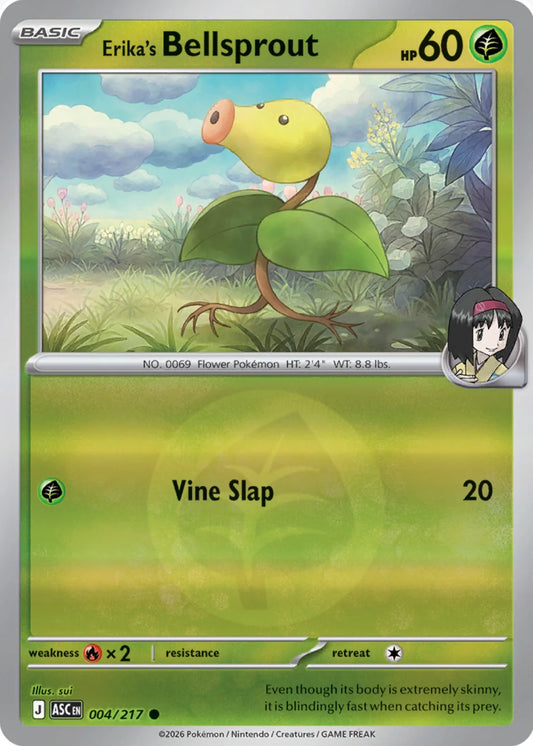 Erika's Bellsprout 004/217 Common Reverse Holo