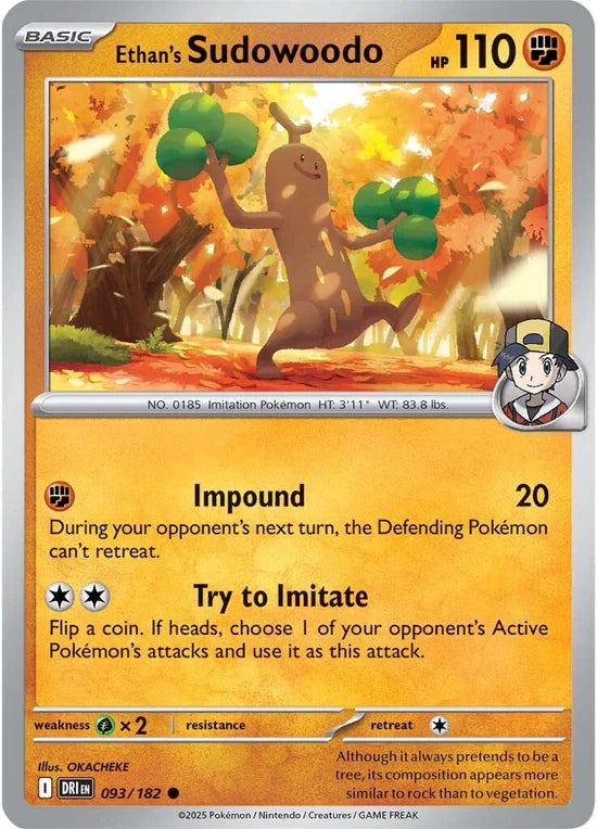 Ethan's Sudowoodo 093/182 Common