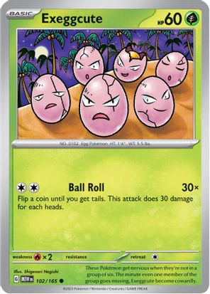 Exeggcute 102/165 Common