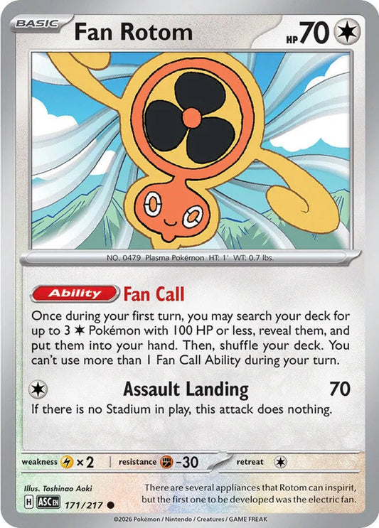 Fan Rotom 171/217 Common